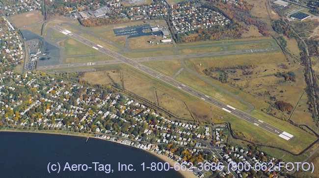 Aerial photograph of New Haven Airport